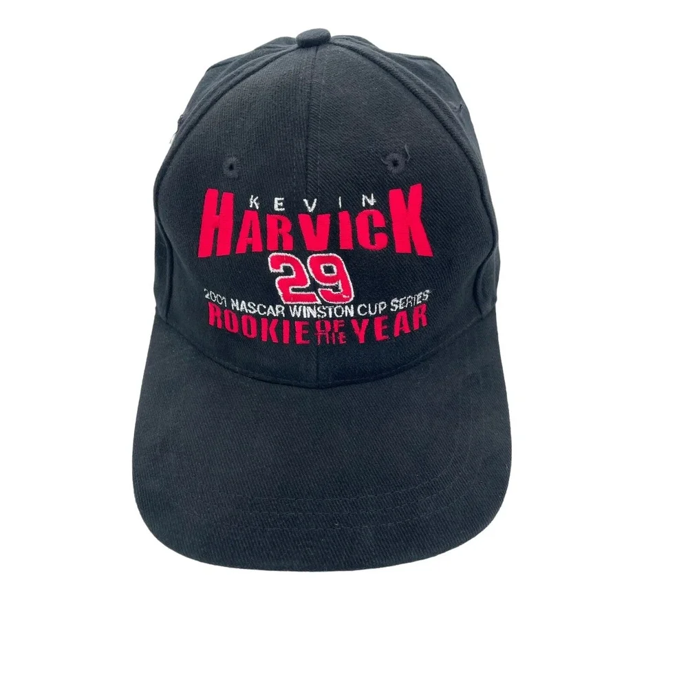 Kevin Harvick 2001 Rookie of the Year Nascar Racing Snapback Baseball  Cap EUC
